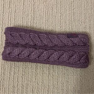 The North Face Lavender Cable Knit Headband